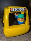 Vintage Little Tikes Toddle Tots School Bus With 7 Figures