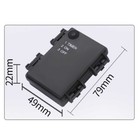 4pcs Waterproof 3x-aa Diy Battery Holder Case Box 3v W power Switch   Timer Us