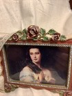 Picture Frame-enamel Rhinestones- Roses  Roses  Roses 5-3 4    X 6   