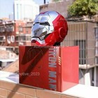 Iron Man Mk5 Electric Helmet Jarvis 1 1 Wearable Voice Control Halloween Cosplay
