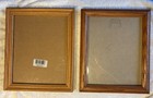 Vtg 11 5 X 9 5 Solid Oak Wood Picture Frames Fits 9 5 X 7 5  Vg Condition Lot 2 
