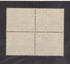    egypt   King Farouk 50m   overprint  Year 1953   Scoot  312  Block Of 4