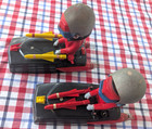 Two Z Men  the Brain   robot Toys  For Parts  1950s Electronic Battery Operated