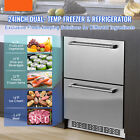 Undercounter Refrigerator  Freezeer 24  Built-in 2 Drawer Fridge Chill Freezer