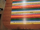 33 Yardstick Wood Wooden Ruler Lot Advertising Sign Color Art Craft Hobby