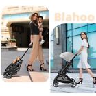 Blahoo Lightweight Baby Stroller Grey Folding Compact Travel Stroller For