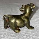 Small   Tiny 3 75 Ounce Baby Brass Cow calf 2   Inches Long