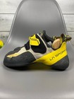 La Sportiva Climbing Shoes Yellow Black Used Great Grip Resole Potential Us 10