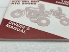 1984 Honda Atc 200es Atc Big Red Owner s Manual Owner Owners Atc200es Oem A2