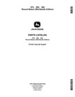 John Deere Round Baler 572 582 592 Parts Catalog Manual