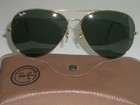 64 14 Vintage B l Ray-ban W0500 G15 Uv Largest Gep Metals Iii Aviator Sunglasses