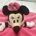 Disney Baby Minnie Mouse Pink Security Blanket Blanky Lovey Plush Toy