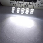 Super Bright White Led 3mm 3v Water Clear Transparent - 10x 25x 50x 100x Pc Pkgs