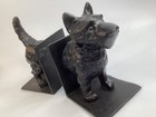 10    Cast Iron Black Scottie Scottish Terrier Scotty Dog Bookends Book Ends  k15 
