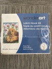 Caron Wonderart Latch Hook Rug Kit  4102 Golden Retriever Flower Pup  15  X 20 