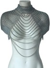 Mild Iron Steel Butted Chainmail Armor Top     Handmade Mild Iron Steel Butted