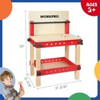 70pc Wooden Workbench Kit Kid Tool Bench Building Toy Set For Toddler 3 