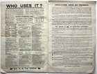 1900 Veedee Vibrator Cheltenham Chester Institute Testimonial Broadside Advert 