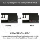 Usb Floppy Drive Emulator N-drive 100 For Ketron Solton Vega   Oriental Ex 2 3 4