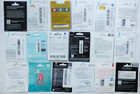 Debit Credit Gift Card Lot Of 20 - Collectible Only - On Hanger -zero - No Value