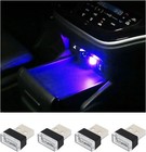 4 Pcs Usb Led Car Interior Atmosphere Lamp  Plug-in Usb Decor Night Light  Porta