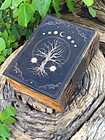 400 Page Large Grimoire Leather Journal Tree Of Life Spell Book Book Of Shadows
