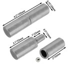 4 Pcs Weldable Barrel Hinges 4    X 3 4 Inch Heavy Duty Gate Hinges Weld On Bul   