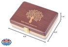 Wooden Baby Teeth Keepsake Box Fairy Teeth Box Handmade Storage Tooth Keepsak