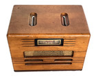 Vintage Motorola Model Wood Tube Radio 1930s Art Deco Am Receiver Working Cond 