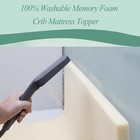 52   27    Washable Crib   Toddler Mattress 100  Washable Memory Foam  Toddler    