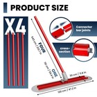 48  x12  bull Float Concrete Tool W 4 Handles Aluminum Alloy Concrete Grey