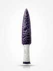 11  Purple Amethyst Glass Knife Handmade Crystal Dagger Gothic Fantasy Decor 