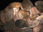 100 Disney   Elongated Pressed Pennies   Unsearched