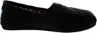 Toms Women Classic Core Alpargata Slip-on  Black black  All Black Casual Flats