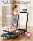 3 5hp Foldable Treadmill W 15  Adjust Incline 2 Led Electric Home Running Joggin
