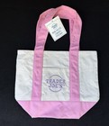 Trader Joe s Pastel Mini Canvas Tote Bags 2025 Limited Edition Nwt - Lot Of 4     