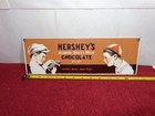 13x4 In Hershey s Almond Sweet Milk Chocolate Adv  Heavy Metal Porcelain - Z 444