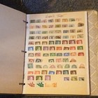 Worldwide Stamp Collection Lot - Used Multicolor Stamps In Binder Album On Paper