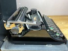 1935 Underwood Universal Serviced Vintage Glossy Black Portable Typewriter