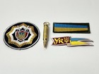 Ukraine Soldier Patch Set   Bullet Keychain Authentic Military War Collectible