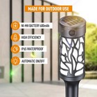 8 Pack Solar Outdoor Lights With Dancing Flickering Flames For Garden  Hallow   
