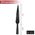 Hand Forged Viking Iron Lozenge Spear Head For Reenactments - Overall 11 