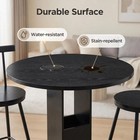 Set Of 3 Bar Table Stools Round Bar Coffe Table W  2 Stools Dining Tables Chairs