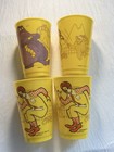 Mcdonald s 1978 Yellow Plastic Cups Set Grimace Ronald Mcdonald Original 4