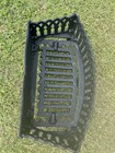 Antique Cast Iron Fireplace Coal Basket Vintage Victorian