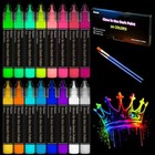  Fabric Paint  16 Colors Glow In The Dark Paint  3d 16 Colors Pen Shape