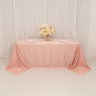90x132  Lamour Satin Rectangular Tablecloth - Wedding Party Catering Event