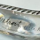 Detroit Mi Michigan Antique Souvenir Depression Glass Trinket Boat
