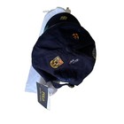 Polo Ralph Lauren Cap Navy Blue With Designs And Disposable Slippers