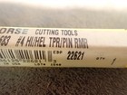 New Morse 22621 Hss Size  4 Rh Ss 3 Helical Flute Taper Pin Reamer  bn85 